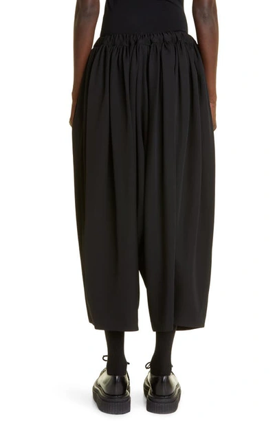 Shop Comme Des Garçons Wool Gabardine Pants In Black