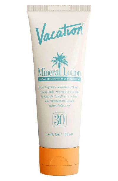 Shop Vacation Mineral Lotion Spf 30 Sunscreen