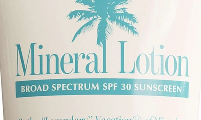 Shop Vacation Mineral Lotion Spf 30 Sunscreen