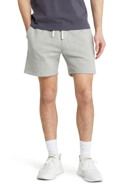 Shop Reigning Champ 6-inch Midweight Terry Shorts In Heather Grey