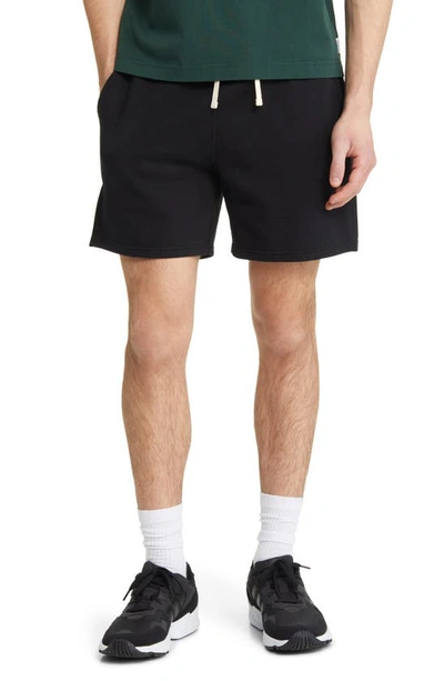 Reigning Champ Straight-leg Cotton Track Shorts In Black
