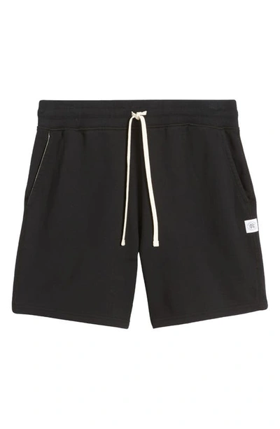 Reigning Champ Straight-leg Cotton Track Shorts In Black