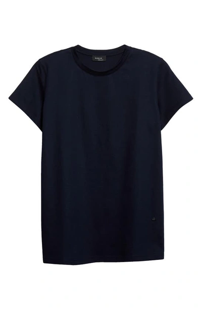 Shop Akris Cotton Jersey T-shirt In 479 Navy
