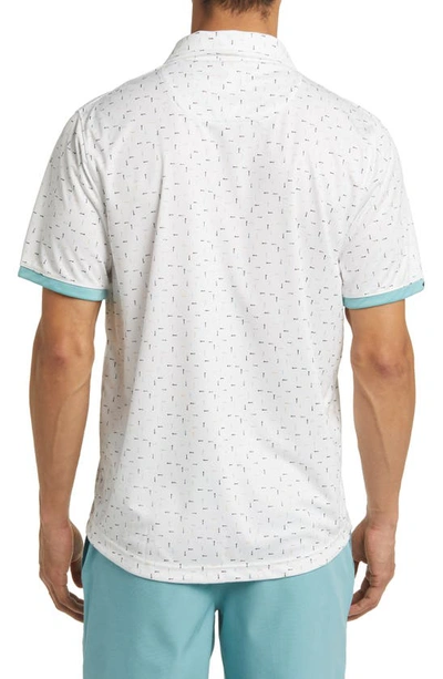 Swannies Fraser Golf Polo In White-marine