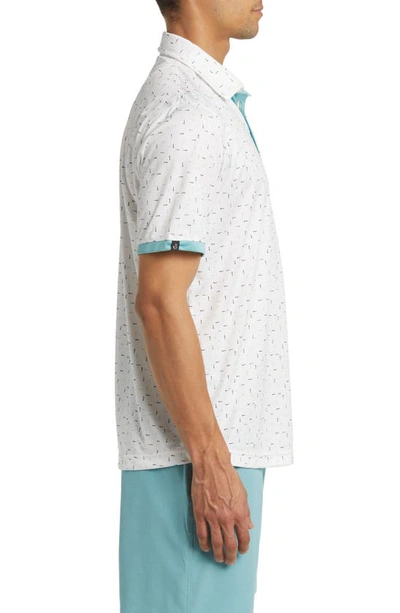 Swannies Fraser Golf Polo In White-marine