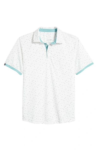 Swannies Fraser Golf Polo In White-marine