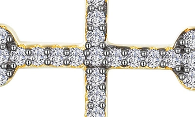 Lafonn Pavé Simulated Diamond Cross Pendant Necklace In White