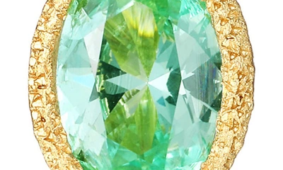 Lafonn Lab Grown Green Sapphire Stud Earrings In Green