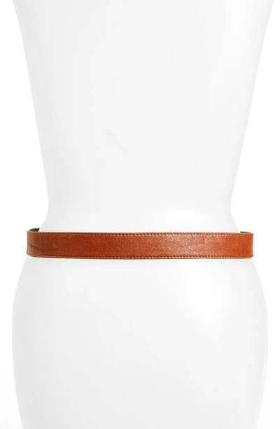 Raina Pina Leather Belt In Brown