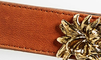 Raina Pina Leather Belt In Brown