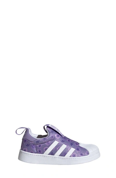 Adidas Originals Adidas Girls Lilac Kids Superstar 360 Floral-print  Recycled-polyester Blend Low-top Trainers 1-4 Yea | ModeSens