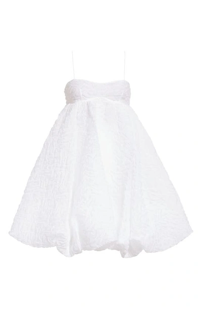 Shop Cecilie Bahnsen Sunni Nimbus Matelassé Dress In White