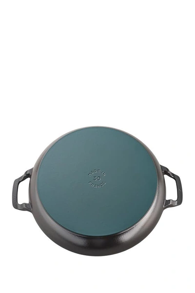 Staub 3.5-quart Braiser With Glass Lid In Matte Black