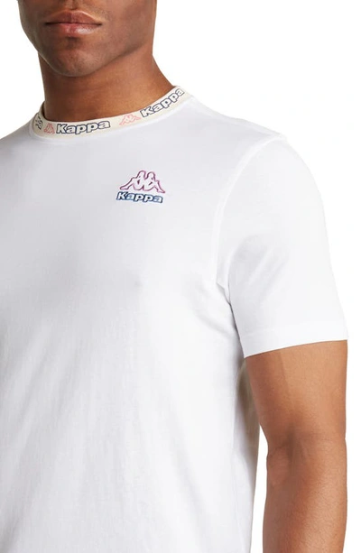 Shop Kappa Logo Datre Graphic Tee In Bright White