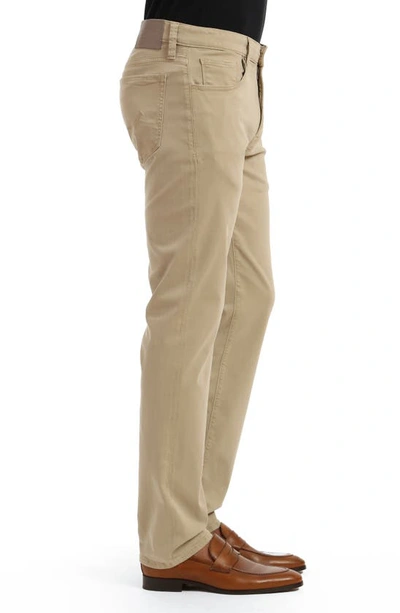 Shop 34 Heritage Courage Straight Leg Pants In Aluminum Twill
