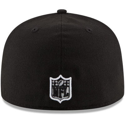 Shop New Era Black Cleveland Browns B-dub 59fifty Fitted Hat
