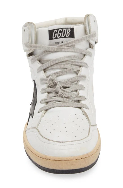 Shop Golden Goose Sky-star High Top Sneaker In White/ Black 10283