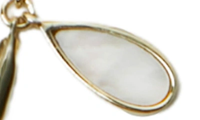 Argento Vivo Shaky Mother-of-pearl Charm Necklace In Gold