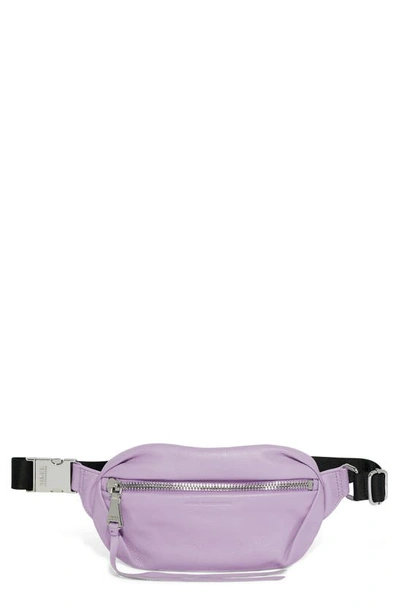 Shop Aimee Kestenberg Milan Leather Belt Bag In Lavender