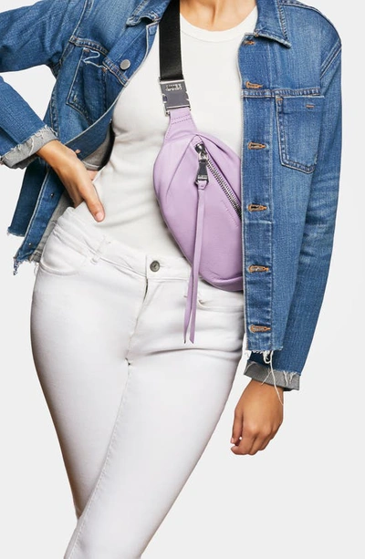 Shop Aimee Kestenberg Milan Leather Belt Bag In Lavender