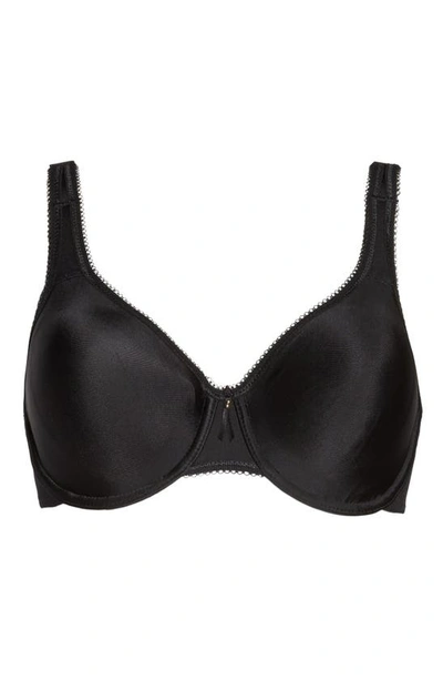 Shop Wacoal Basic Beauty Seamless Underwire Bra In Black