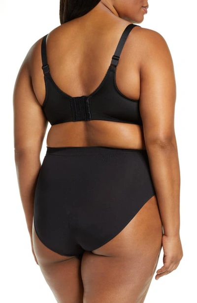 Shop Wacoal Basic Beauty Seamless Underwire Bra In Black