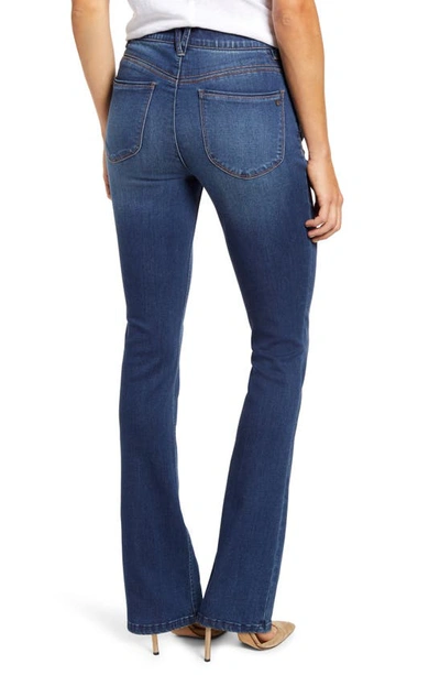 Wit & Wisdom Ab-solution High Waist Itty Bitty Bootcut Jeans In Blue