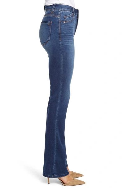 Wit & Wisdom Ab-solution High Waist Itty Bitty Bootcut Jeans In Blue
