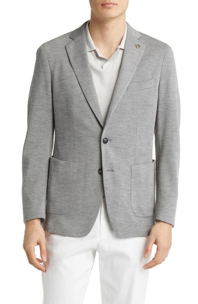 Shop Peter Millar Crown Crafted Holden Wool Sport Coat In Gale Grey