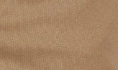 Zanella Parker Flat Front Wool Dress Pants In Tan