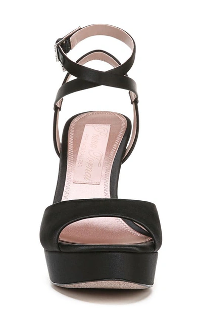 Shop Naturalizer Pnina Tornai For  Ai Ankle Strap Platform Sandal In Black Fabric