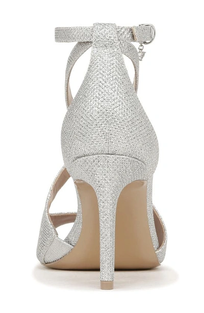 Shop Naturalizer Pnina Tornai For  Amor2 Ankle Strap Sandal In Silver Fabric