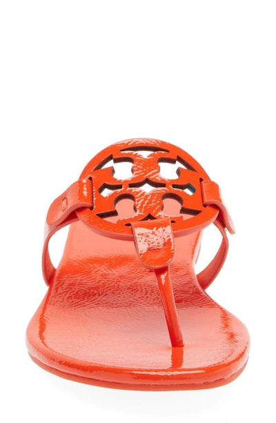 Shop Tory Burch Miller Soft Sandal In Desert Flower Orange