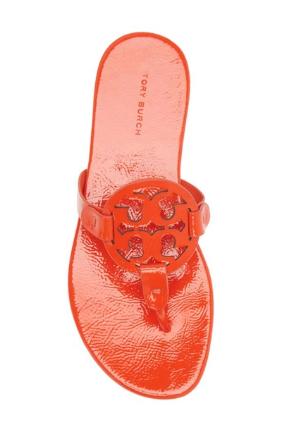 Shop Tory Burch Miller Soft Sandal In Desert Flower Orange