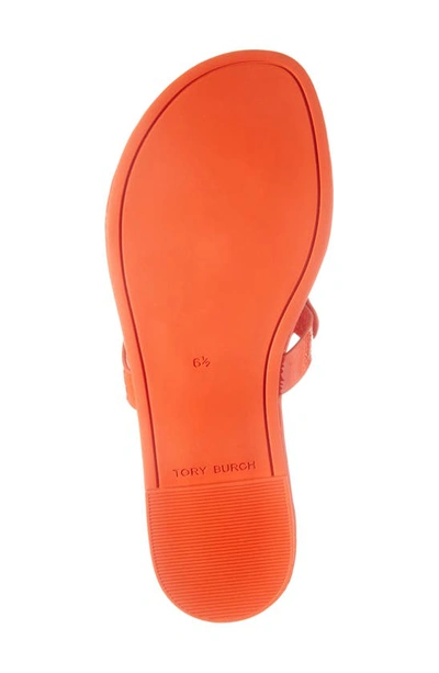 Shop Tory Burch Miller Soft Sandal In Desert Flower Orange