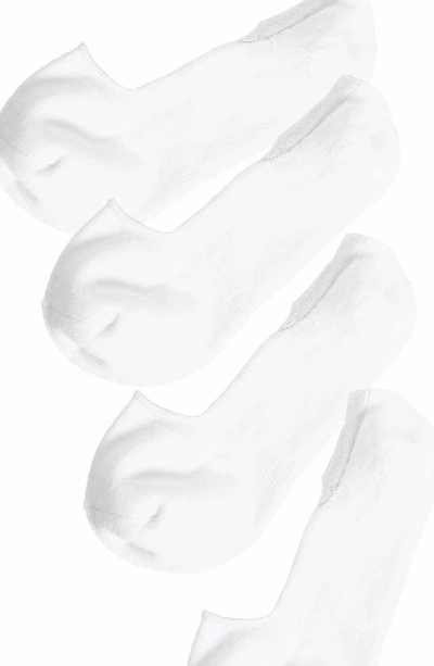 Shop Stems 4-pack Breathable No-show Liner Socks In White