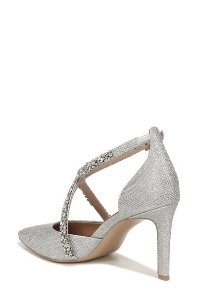 Naturalizer Pnina Tornai For  Sevgi Pointed Toe Pump In Silver Fabric