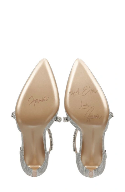 Naturalizer Pnina Tornai For  Sevgi Pointed Toe Pump In Silver Fabric