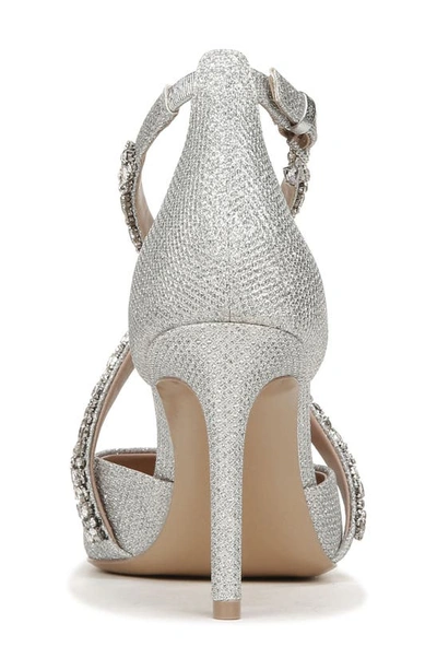 Naturalizer Pnina Tornai For  Sevgi Pointed Toe Pump In Silver Fabric