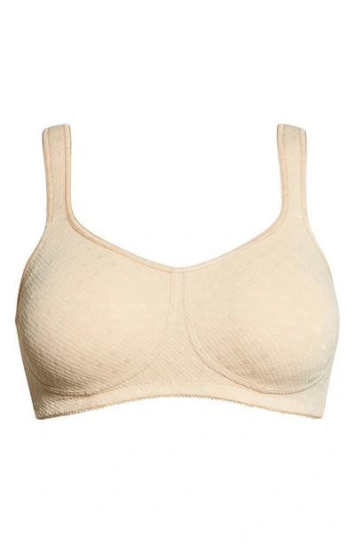 Shop Amoena Tiana Wireless Pocketed Bra In Nude