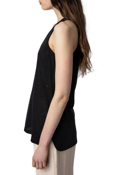 Zadig & Voltaire Samy Tank Top In Noir