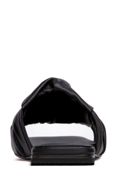 Shop Beautiisoles Lia Slide Sandal In Black Leather