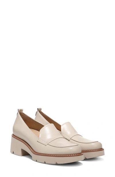 Shop Naturalizer Darry Leather Loafer In Porcelain Beige Leather