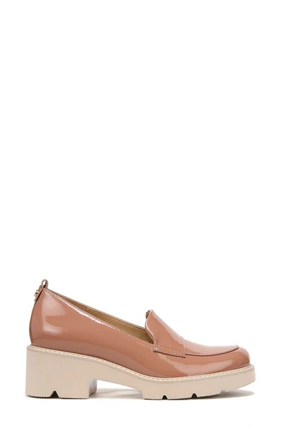 Shop Naturalizer Darry Leather Loafer In Hazelnut Brown Patent Leather