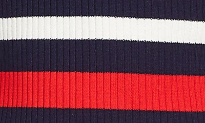 Shop Court & Rowe Stripe Sweater In Preppy Red