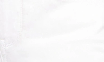 Nydj Ella Floral Print Side Slit Bermuda Shorts In Optic White