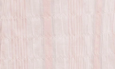 Everyday Ritual Hailey Stripe Cotton Pajama Tunic In Strawberry Stripe