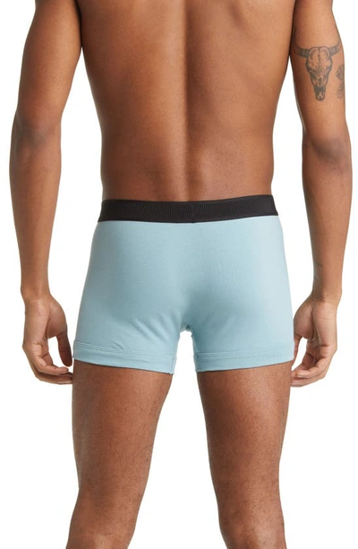 Shop Tom Ford Cotton Stretch Jersey Boxer Briefs In Celeste