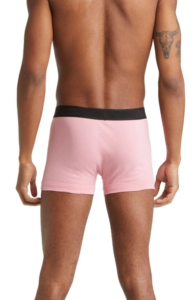 Shop Tom Ford Cotton Stretch Jersey Boxer Briefs In Washed Rose