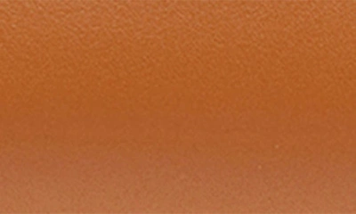 Shop Mcm Mini Mode Travia Leather Tote In Cognac